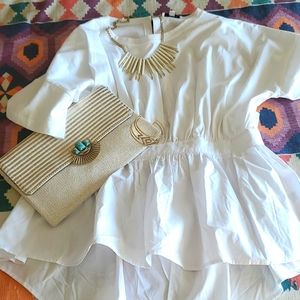 White cotton Summer top